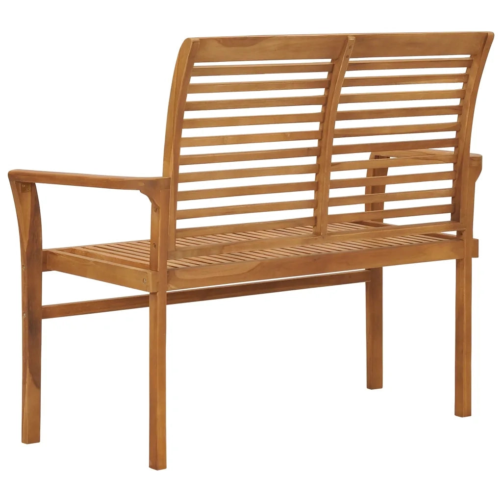 Panchina da Giardino 112 cm in Legno Massello di Teak 47407