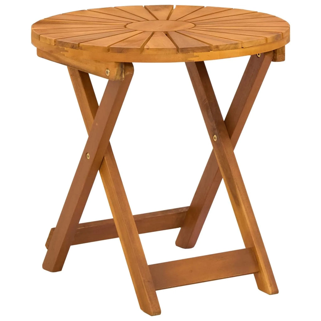 Tavolo da bistrot Naturale Ø45 x 45 cm Legno di Acacia Massello 42024977