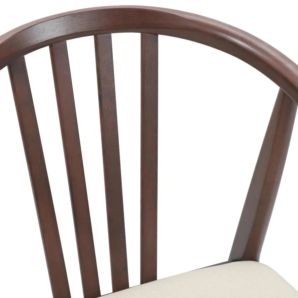 Sedia da pranzo 2 pcs Marrone chiaro e chiaro 42020393