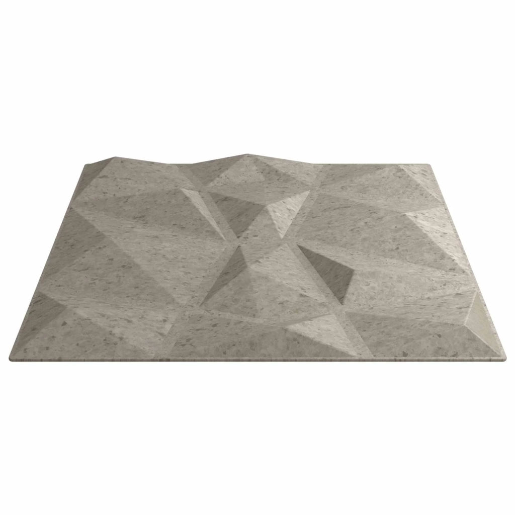 Pannelli da parete 24 pcs Grigio Cemento 50 x 50 cm Schiuma XPS 42046036