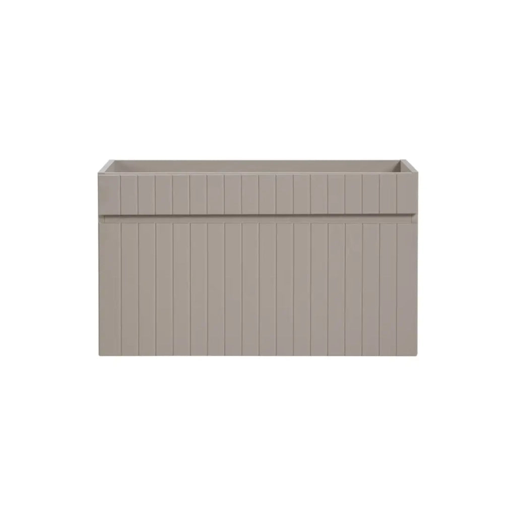 Mobile sottolavabo ICON 80 cm – 1 cassetto – Finitura marrone congo – Mobile sospeso moderno