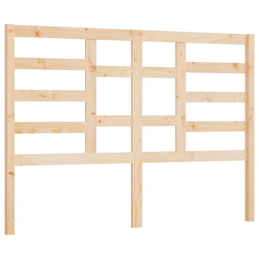 Testiera per Letto-Testata-Testiera Decorativa 126x4x104 cm in Legno Massello di Pino 850493