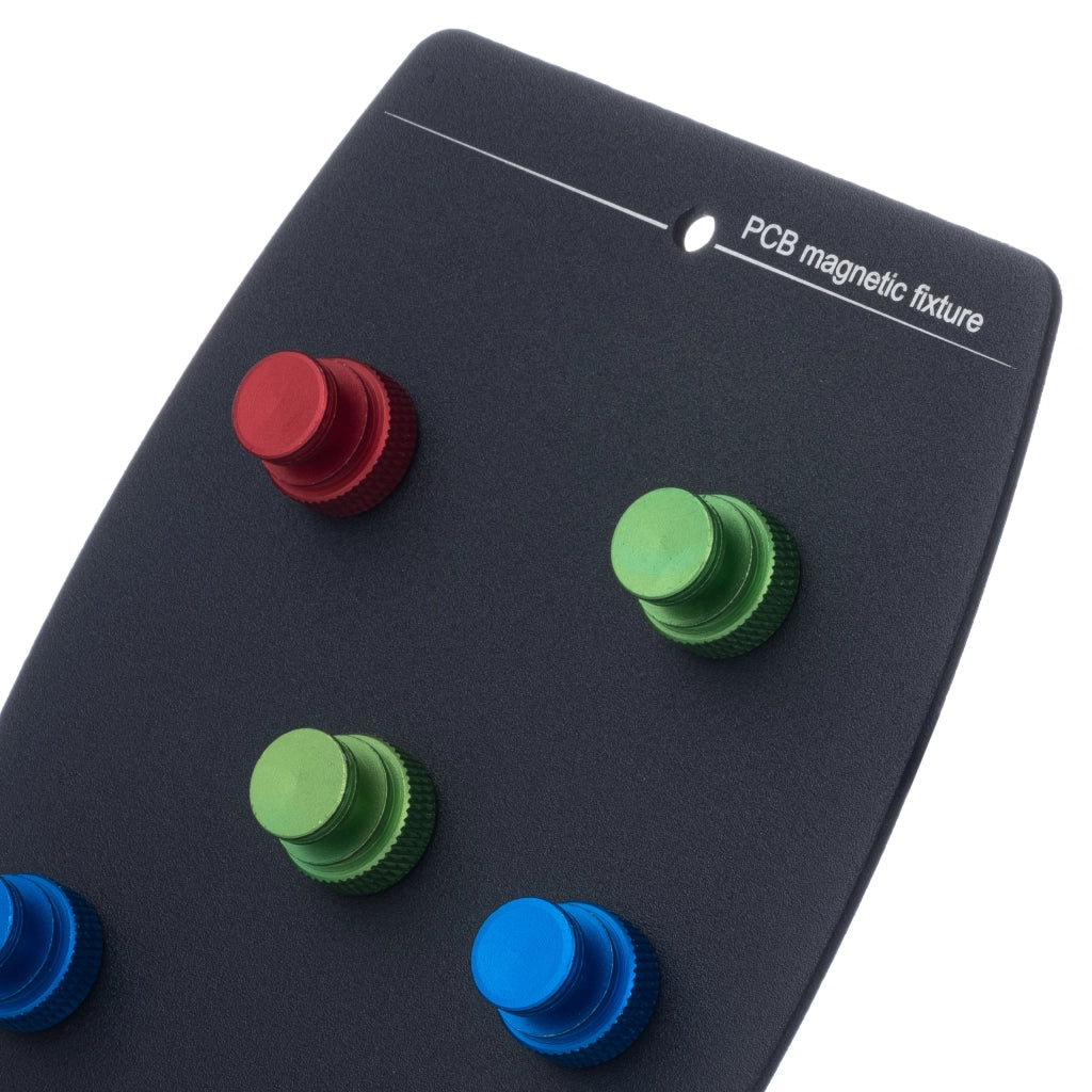 Supporto Magnetico in Metallo per Saldatura PCB – Piastra Magnetica con 6 Magneti Regolabili | Resistente ad Alte