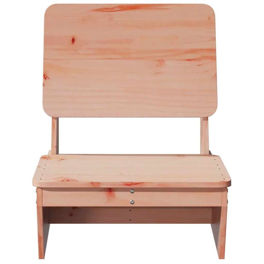 Sedie da Giardino 2pz 60x64x70,5 cm Legno Massello di Douglas