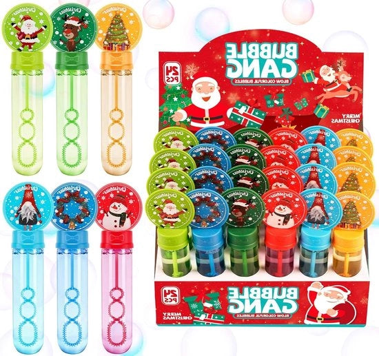 Bottiglie di sapone per bambini - 24 pezzi set di tubi di sapone mini - ideali come regali per compleanni di bambini - bastoncino di sapone - bulk di bolle - accessori per feste.