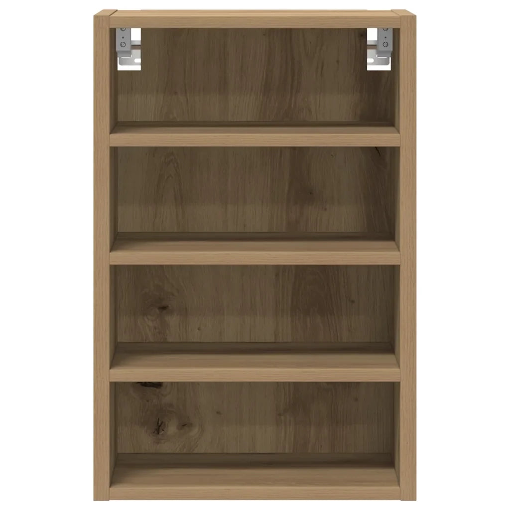 Mobiletto a parete ottimizzatore di spazio 40 x 29,5 x 60 cm finitura in rovere ingegnerizzato realizzato artigianalmente 02_0050455