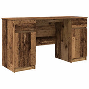 Scrivania | Tavolo da Ufficio Legno vecchio 140 x 49 x 76 cm Legno multistrato