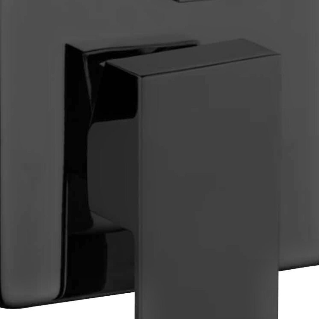 Ogomondo miscelatore doccia ad incasso da parete con deviatore purple rubinetto nero *** confezione 1