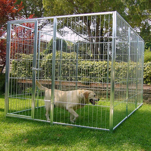 2 pannelli di recinzione in rete zincatura a caldo da 1xh1,80 metri