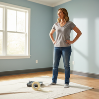 Nastro professionale in carta per settore edilizia e tinteggiatura 50 metri *** misura 24 mm, confezione 1