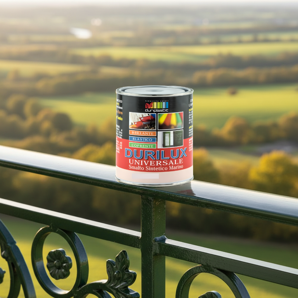 Durilux smalto sintetico marino lucido per legno e ferro bosco 524 ral 6005 *** formato 0,375 l, confezione 1