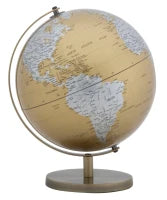 Mappamondo Orange Cm Ø 25X34