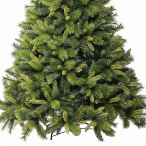 Granpino albero di natale imponente con chioma ricca e realistica stile americano *** misura h 210, confezione 1