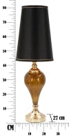 Lampada Da Tavolo Fashion Glam Cm Ø 27X81