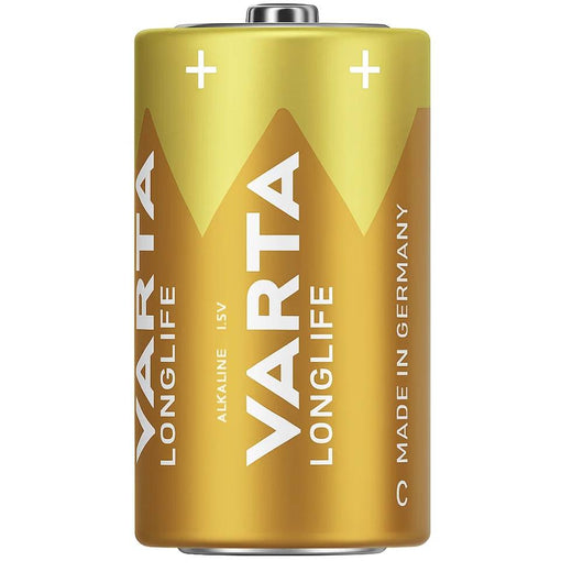 Varta batteria longlife mezza torcia c alcalina blister 2 pezzi