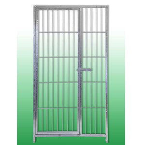 Recinto per cani da 4x2 metri solo perimetro modulare in rete con zincatura a caldo