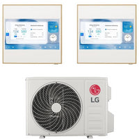 Condizionatore LG Dual Split Inverter ARTCOOL GALLERY LCD 9+9 con MU3R19 R-32 Wi-Fi integrato