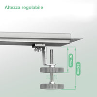 Canalina di scarico doccia in acciaio inox con griglia a bolle 70cm Modello moderno AICA ITALY