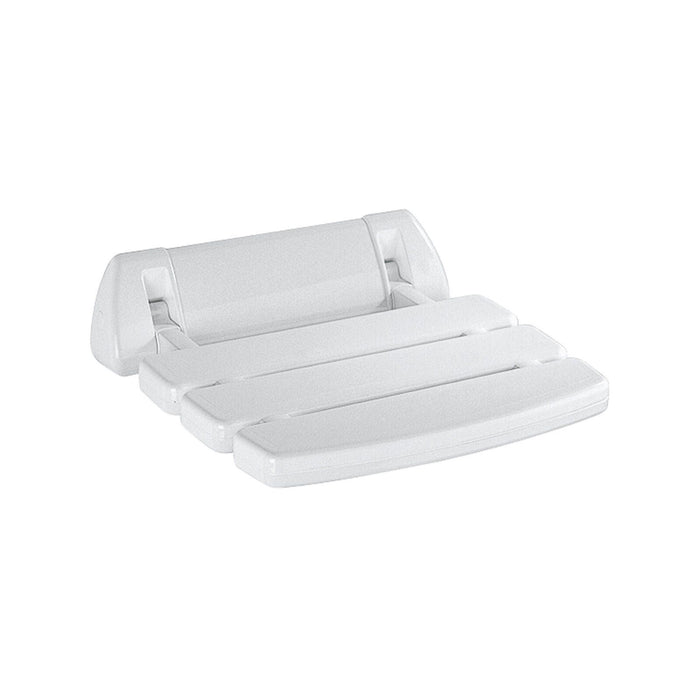 Inda - Sedile ribaltabile per doccia in ABS bianco lucido