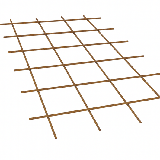 Set rete elettrosaldata ferro grezzo Ø 5 mm maglia 20 x 20 cm fogli 1,5 x 1 m *** pezzi 15 fogli, confezione 1