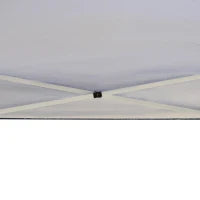 Gazebo Struttura in Acciaio Pieghevole Rivestimento Tessuto Oxford Blu 3x3m