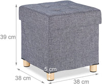 Sgabello ottomano con vano contenitore grigio 13_0002754