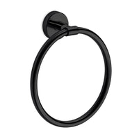 Inda - Porta asciugamani ad anello Gealuna in acciaio nero
