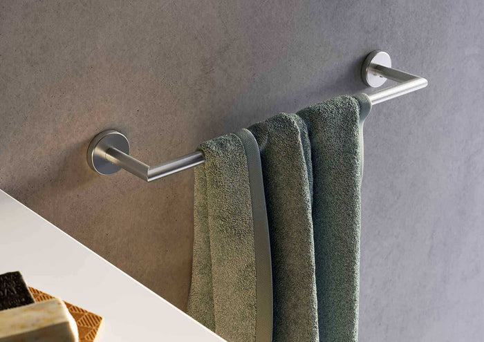 Inda - Porta asciugamani Gealuna in acciaio spazzolato L.65,3 cm