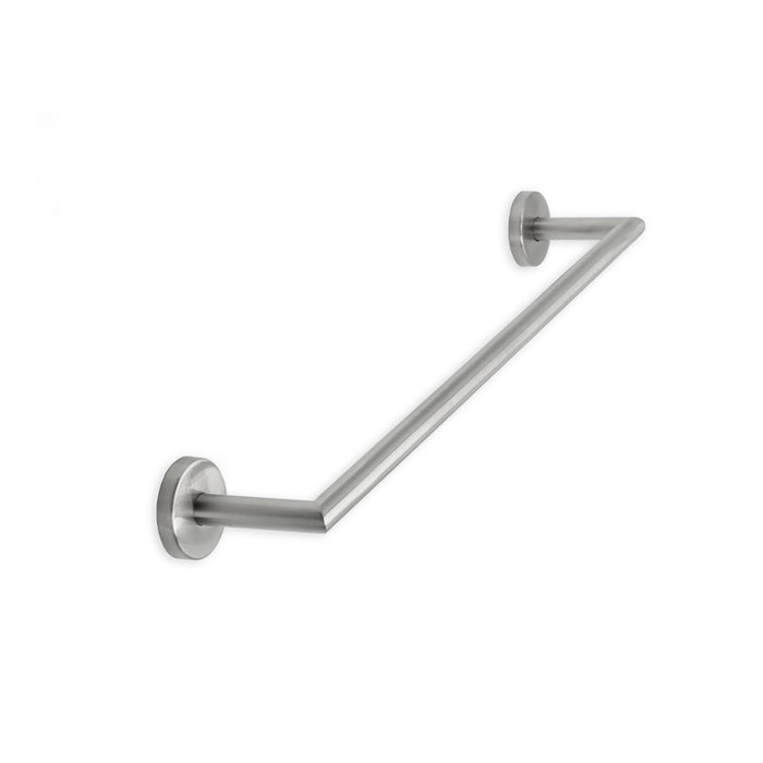 Inda - Porta asciugamani Gealuna in acciaio spazzolato L.85 cm