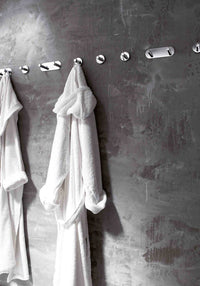 Inda - Appendiabiti a gancio Gealuna in acciaio cromato