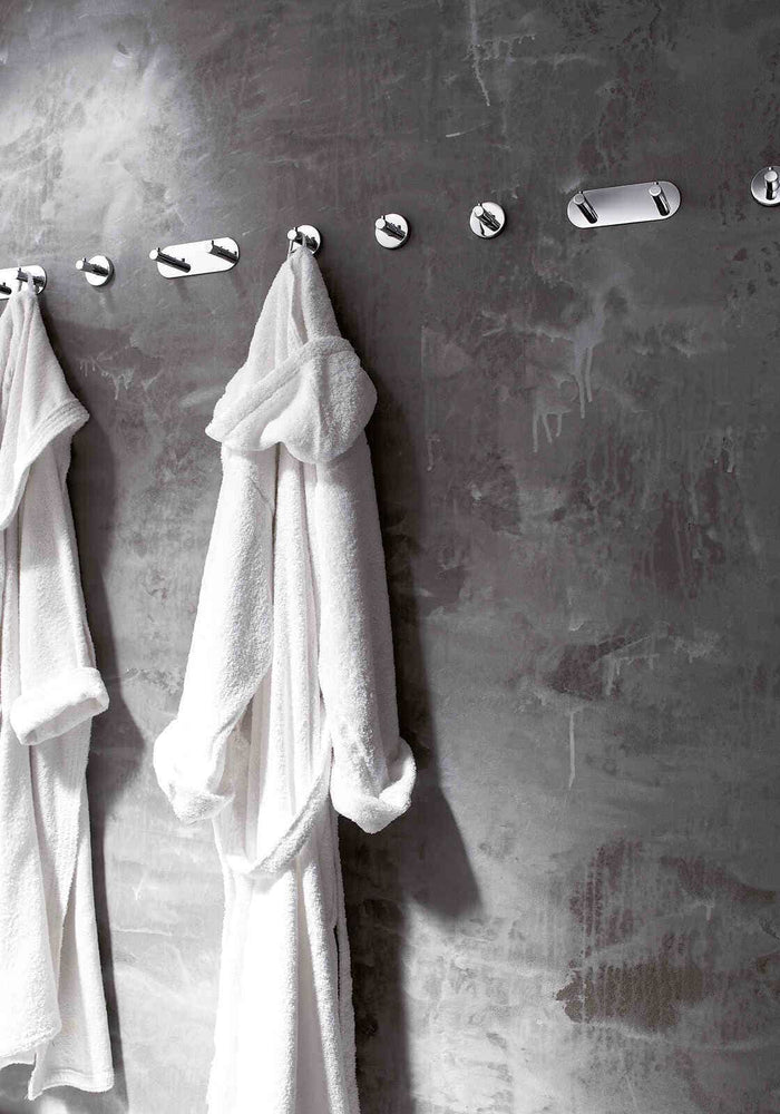 Inda - Appendiabiti a gancio Gealuna in acciaio cromato