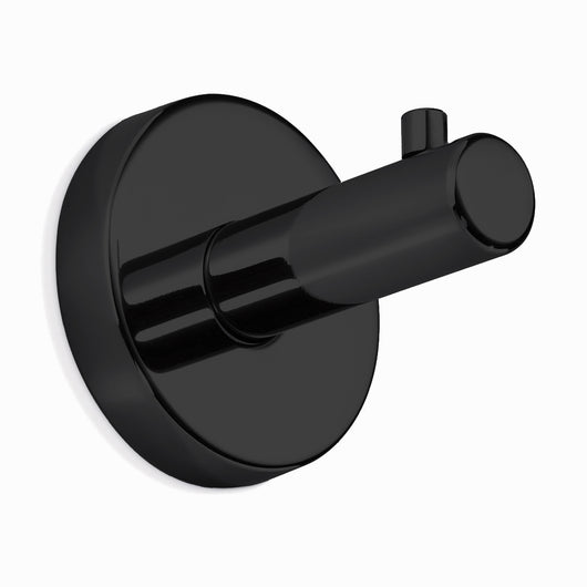 Inda - Appendiabiti a gancio Gealuna in acciaio nero