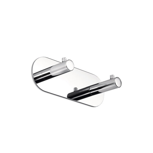 Inda - Appendiabiti doppio Gealuna in acciaio cromato