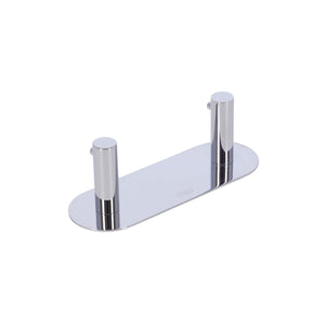 Inda - Appendiabiti doppio Gealuna in acciaio cromato