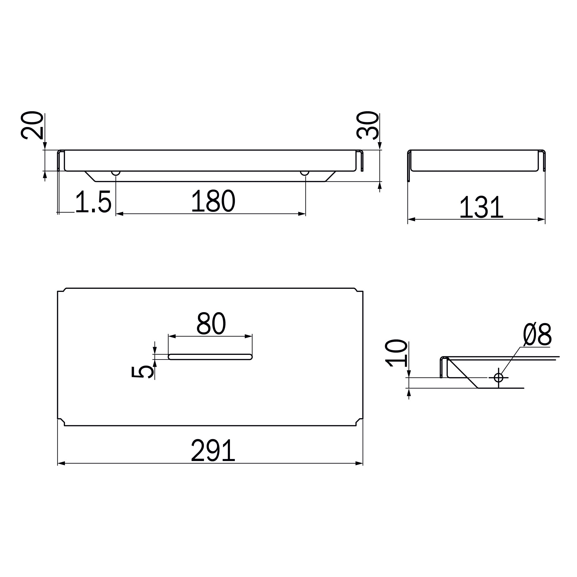 Inda - Cestino portaoggetti doccia Gealuna in acciaio nero