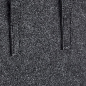 Cestino portalegna in feltro legno 2 manici pieghevoli portariviste 43 cm antracite 13_0002412