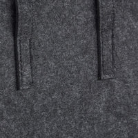 Cestino portalegna in feltro legno 2 manici pieghevoli portariviste 43 cm antracite 13_0002412