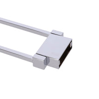 Inda - Porta asciugamani doppio a snodo Divo cromo lucido L.39 cm