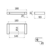 Inda - Portarotolo Divo cromo lucido