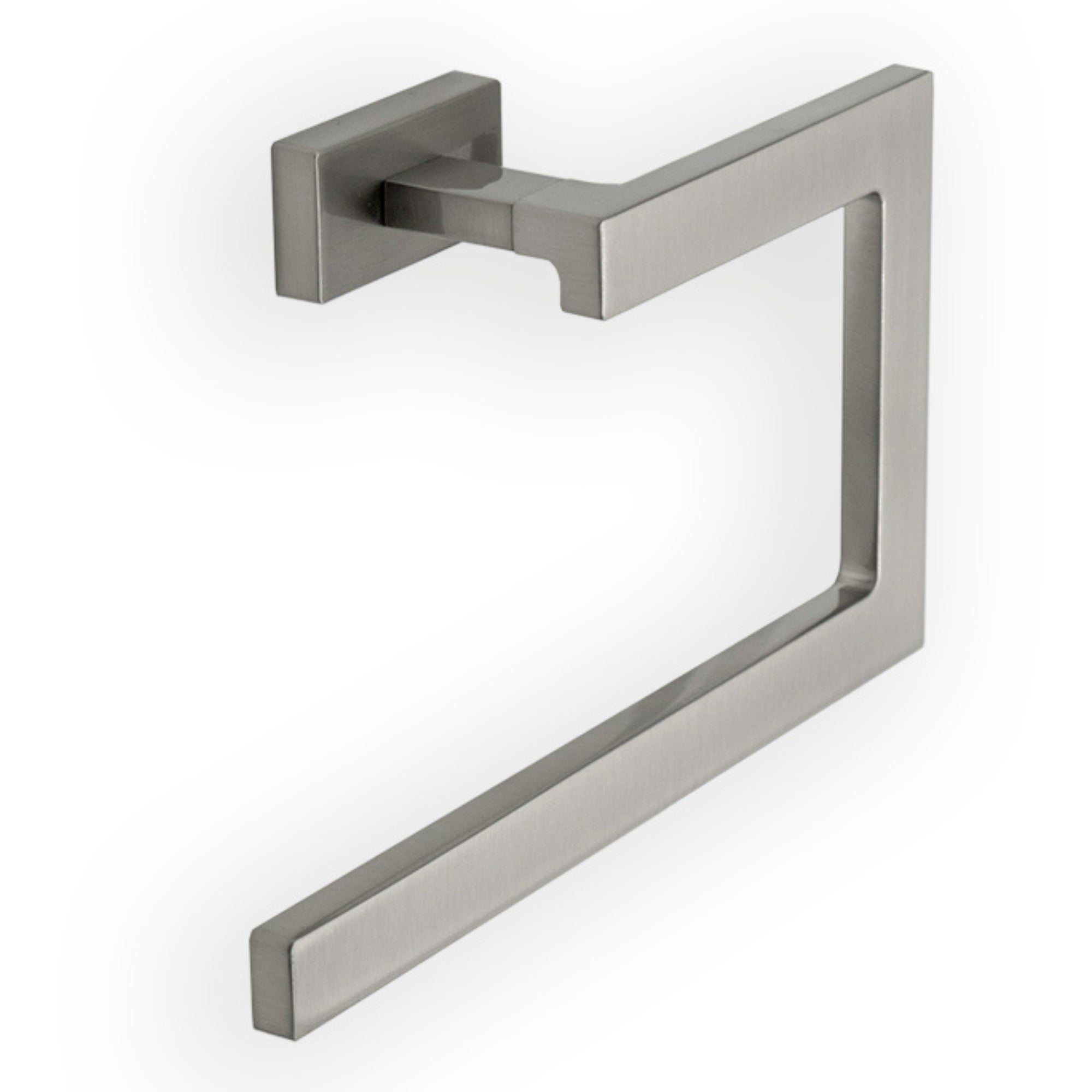 Inda - Porta asciugamani ad anello Lea nickel spazzolato