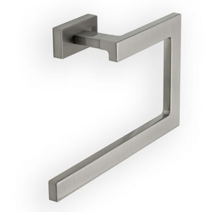 Inda - Porta asciugamani ad anello Lea nickel spazzolato