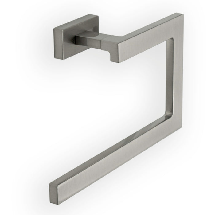 Inda - Porta asciugamani ad anello Lea nickel spazzolato