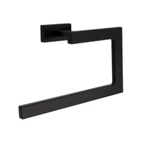 Inda - Porta asciugamani ad anello Lea nero