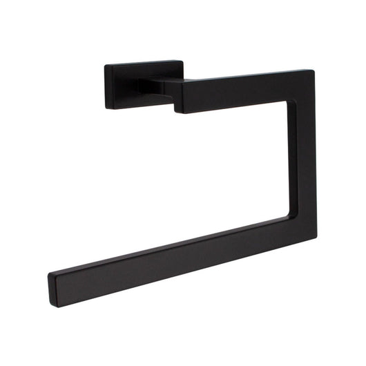 Inda - Porta asciugamani ad anello Lea nero