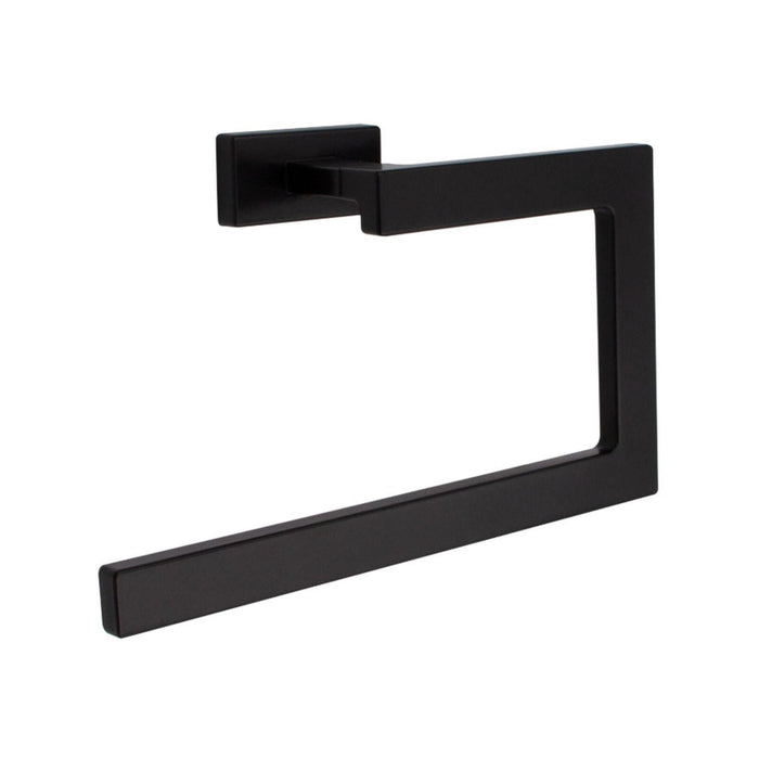 Inda - Porta asciugamani ad anello Lea nero