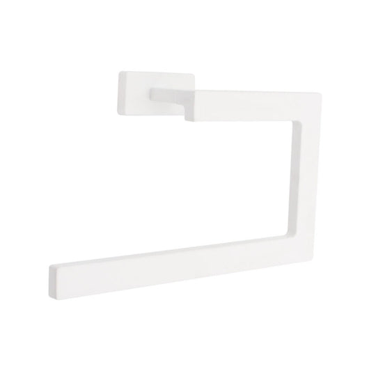 Inda - Porta asciugamani ad anello Lea bianco opaco