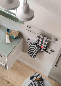 Inda - Porta asciugamani Lea cromo lucido L.51 cm