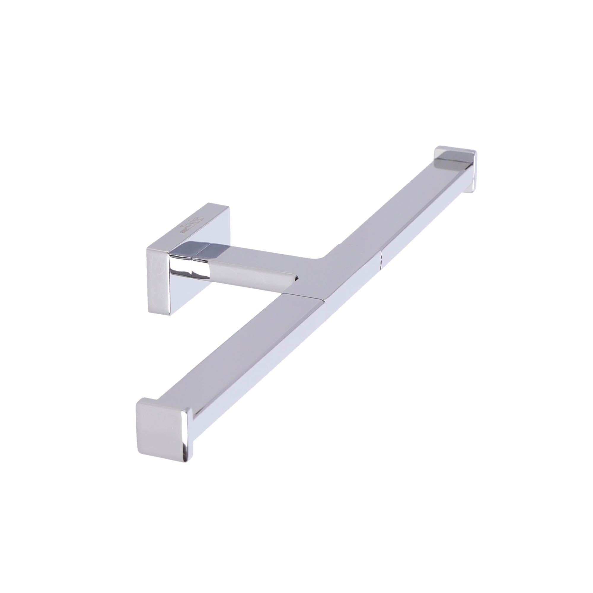 Inda - Portarotolo doppio Lea cromo lucido