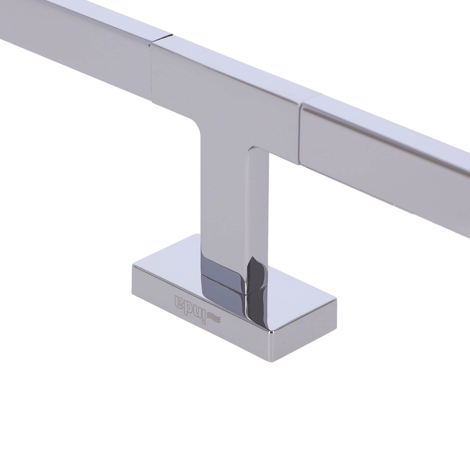 Inda - Portarotolo doppio Lea cromo lucido
