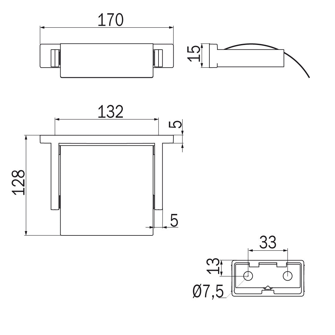 Inda - Portarotolo basculante con coperchio Lea nickel spazzolato